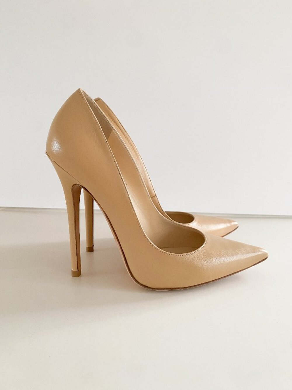 Jimmy Choo Anouk Nude Pumps Heels 38